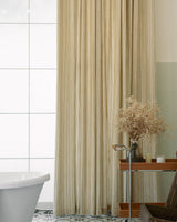Thea Striped Pinch Pleated Curtains