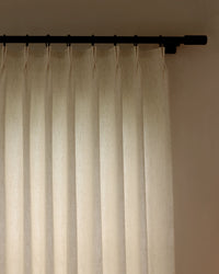 Zenlinen™ Custom Curtains Pleated