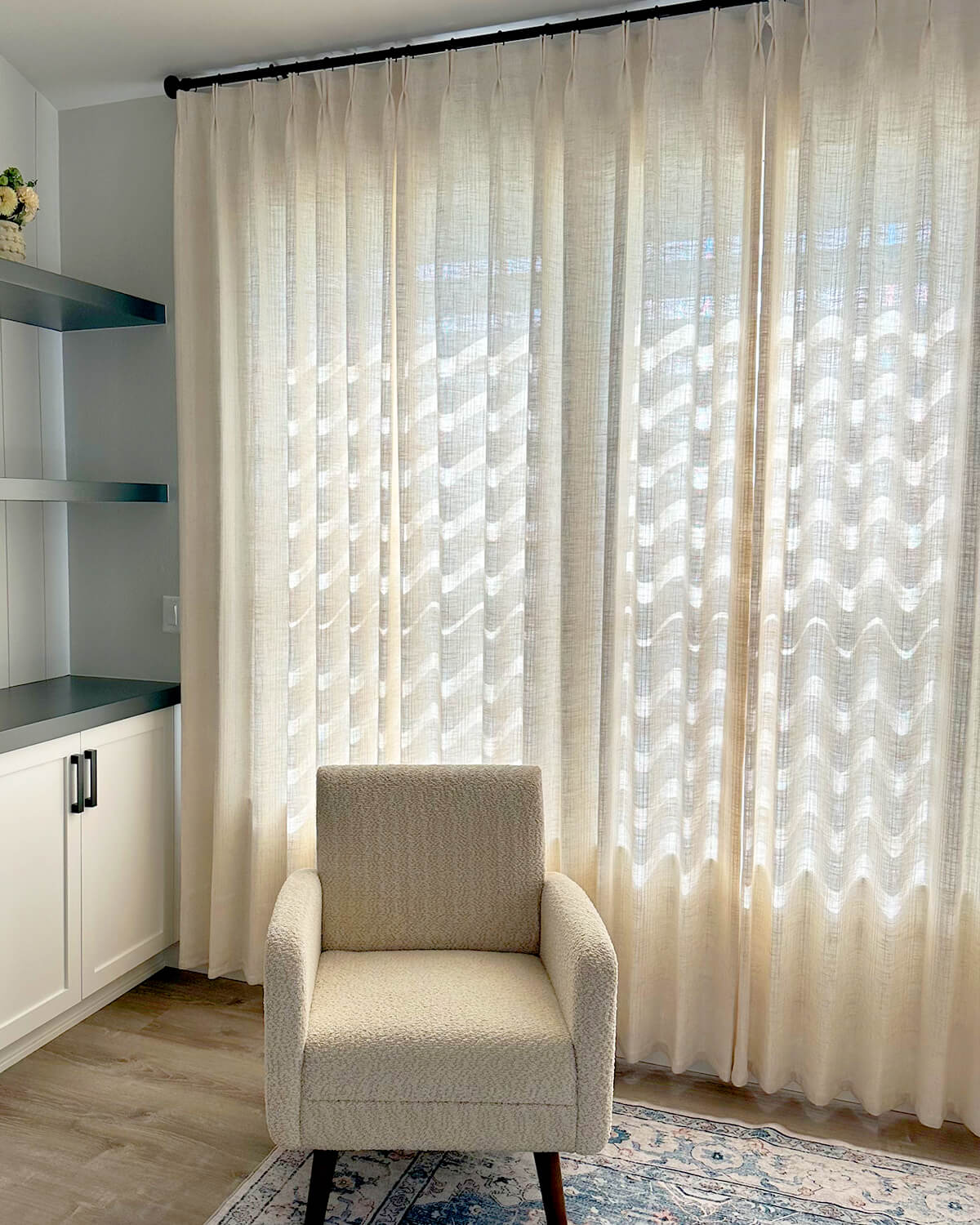 Hazel Linen Textured Curtains