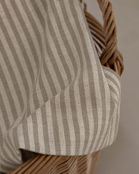 Zaria Delicate Striped Pattern Pleated Drape