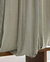 Zaria Delicate Striped Pattern Pleated Drape