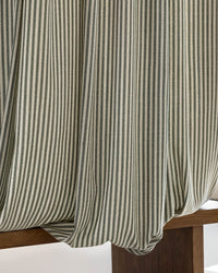 Zaria Delicate Striped Pattern Pleated Drape