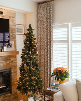 English Country Cottage Curtains – Charming Hawthorn Berry Jacquard, Room Darkening for Living Room & Bedroom (Maribel)