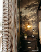 Sloan Art Deco Trellis Jacquard Curtains