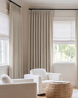 Nora Chenille Curtains – Pinch Pleat Design for Privacy & Blackout, in Bedrooms & Living Room