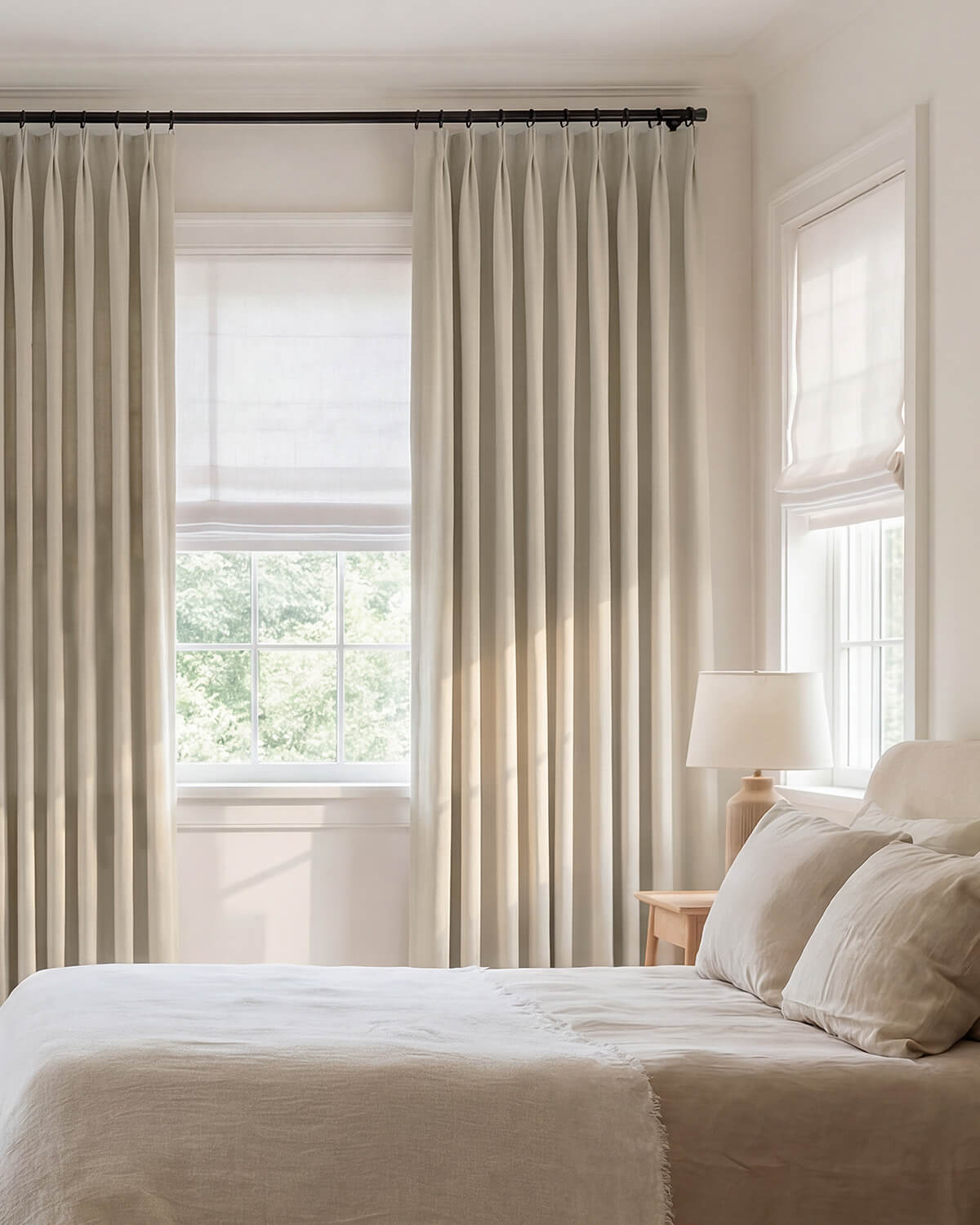 Nora Chenille Curtains – Pinch Pleat Design for Privacy & Blackout, in Bedrooms & Living Room
