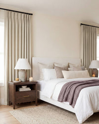 Nora Chenille Curtains – Pinch Pleat Design for Privacy & Blackout, in Bedrooms & Living Room