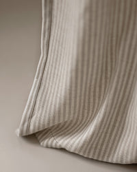 Zaria Delicate Striped Pattern Pleated Drape