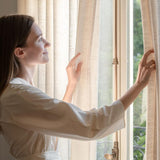 Jamila Linen Pleated Curtain