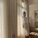 Jamila Linen Pleated Curtain