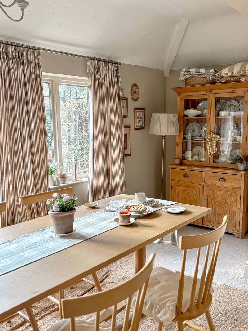 Dining Room Linen Curtains