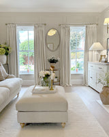 Zen Linen Light-filtering Curtains Pinch Pleated