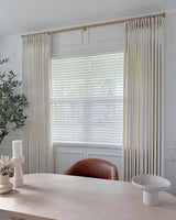 43 Color Natural Linen Blend Curtains – Blackout & Thermal Insulated Drapes for Living Room & Dining Room (Zen)