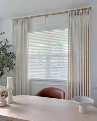 43 Color Natural Linen Blend Curtains – Blackout & Thermal Insulated Drapes for Living Room & Dining Room (Zen)